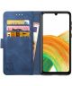 Rosso Element Samsung Galaxy A33 Hoesje Book Cover Wallet Blauw