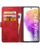 Rosso Element Samsung Galaxy A73 Hoesje Book Cover Rood