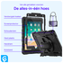 Apple iPad 9.7 (2017/2018) / Air 2 Hoes met Screen Protector en Handriem Zwart afbeelding 4