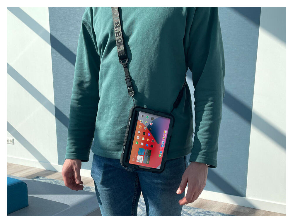 Samsung Galaxy Tab A 10.5 Hoes met Screenprotector en Handriem Zwart afbeelding 5