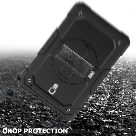 Samsung Galaxy Tab A 10.5 Hoes met Screenprotector en Handriem Zwart afbeelding 11