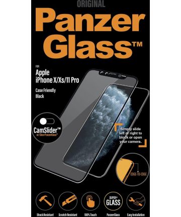 PanzerGlass CamSlider Apple iPhone 11 Pro/X/XS Screen Protector Screen Protectors