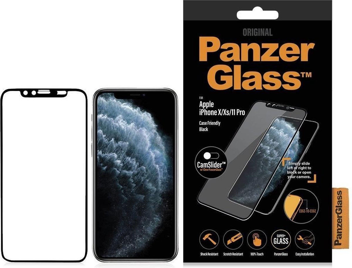 PanzerGlass CamSlider Apple iPhone 11 Pro/X/XS Screen Protector afbeelding 4