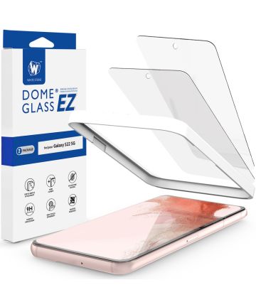Whitestone EZ Glass Samsung Galaxy S22 Screen Protector (2-Pack) Screen Protectors