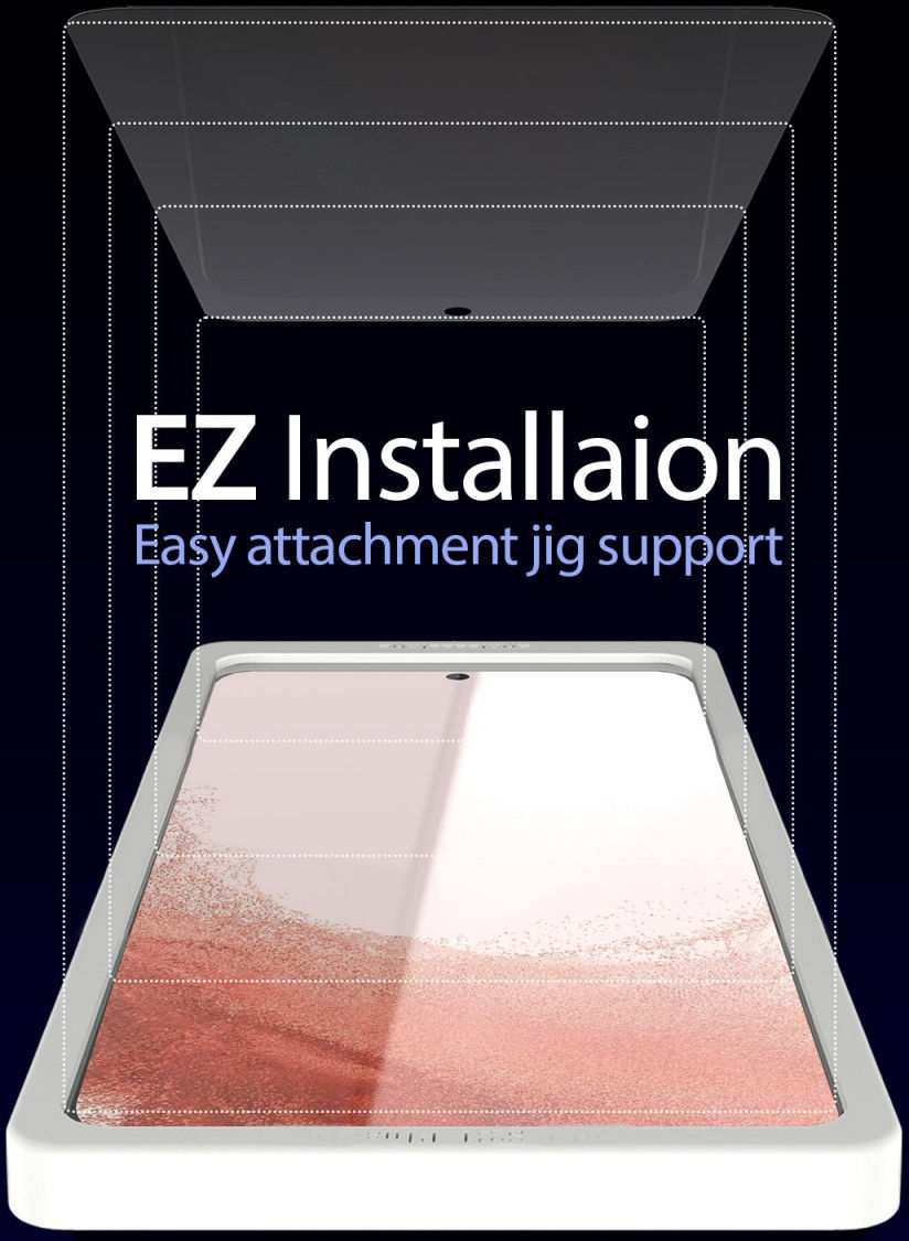 Whitestone EZ Glass Samsung Galaxy S22 Plus Screen Protector (2-Pack) afbeelding 4