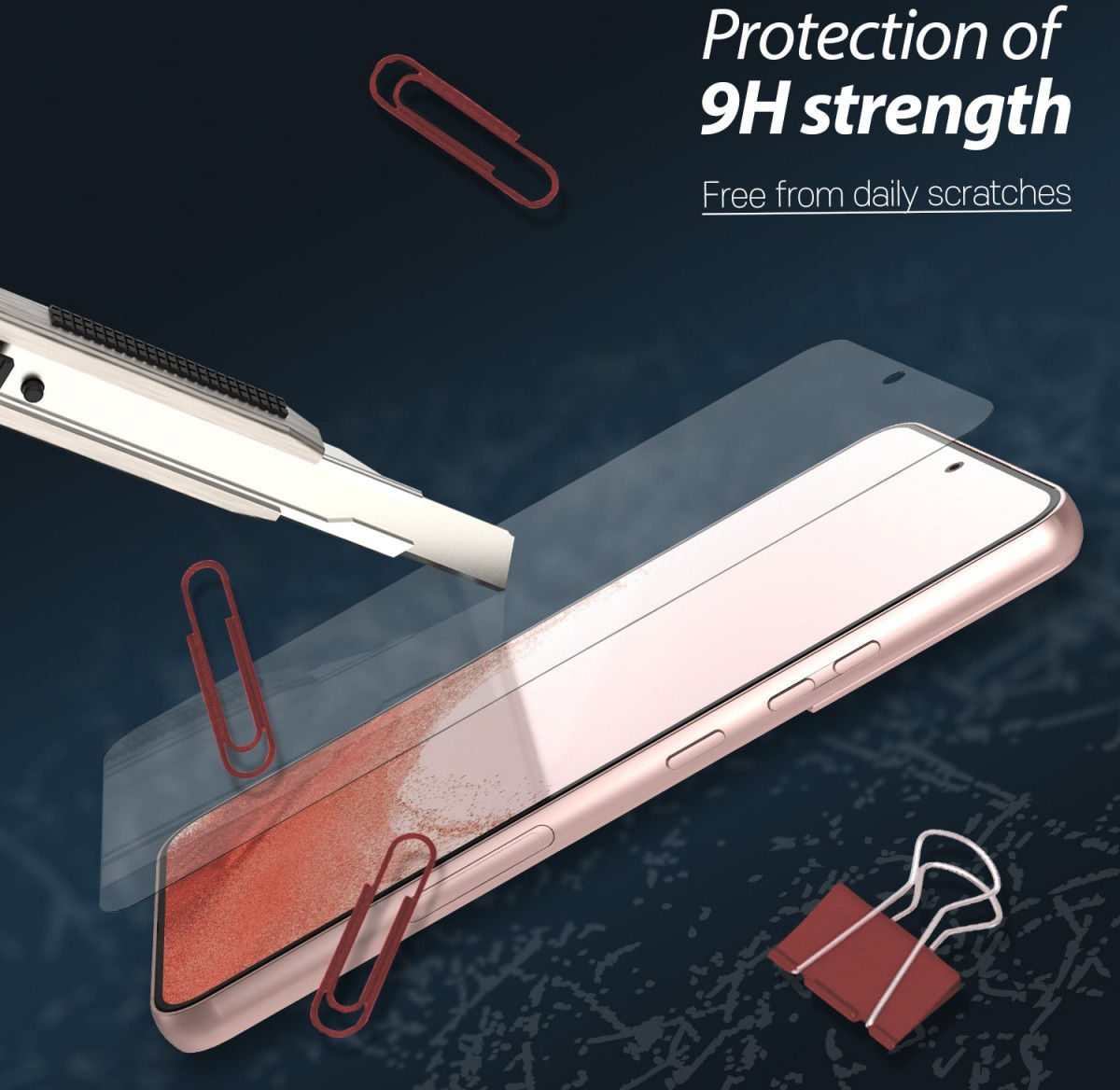 Whitestone EZ Glass Samsung Galaxy S22 Plus Screen Protector (2-Pack) afbeelding 6