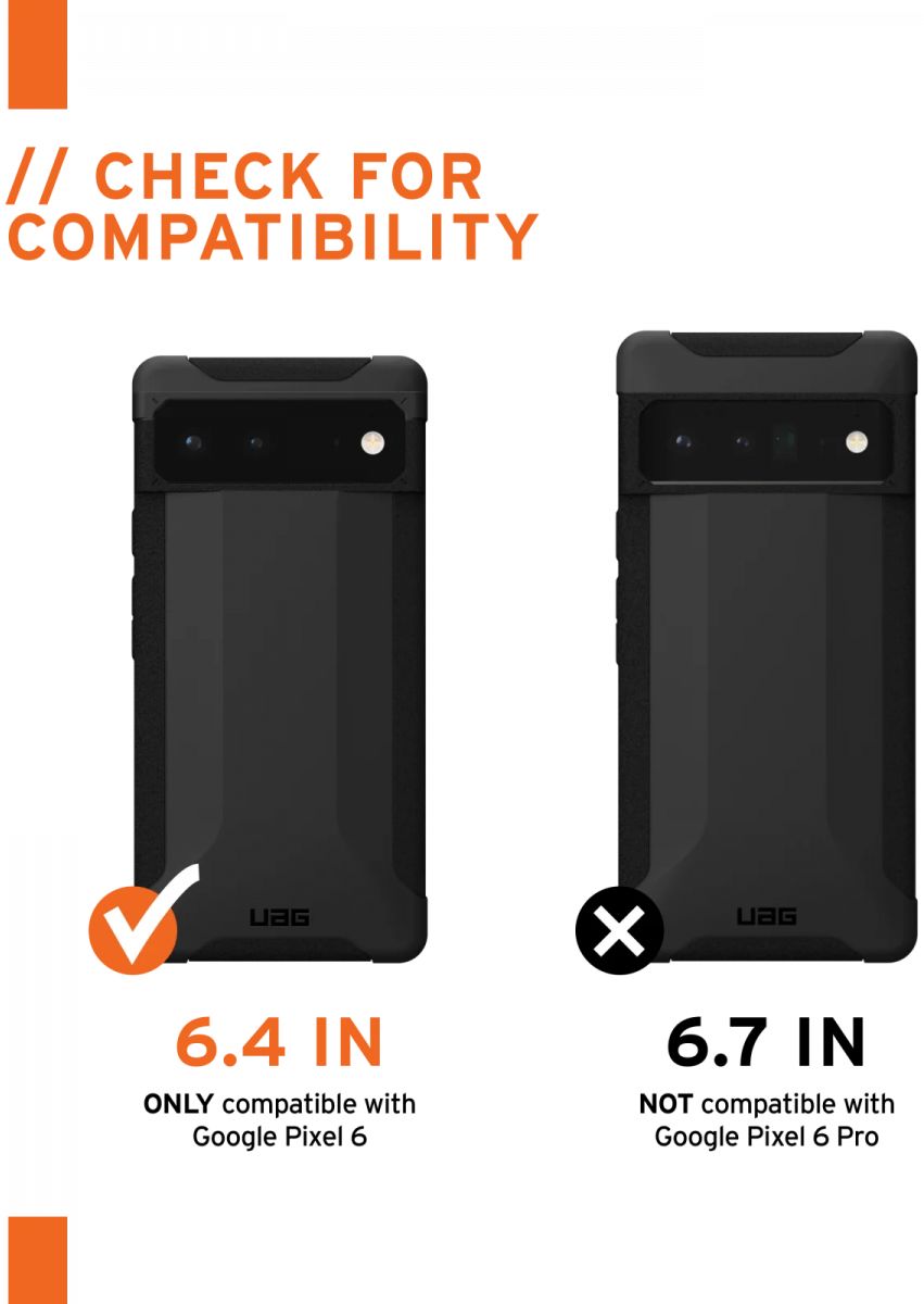 Urban Armor Gear Scout Series Google Pixel 6 Hoesje Zwart afbeelding 7