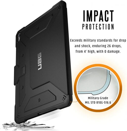 Urban Armor Gear Metropolis Apple iPad Pro 12.9 (2021) Hoes Zwart afbeelding 4