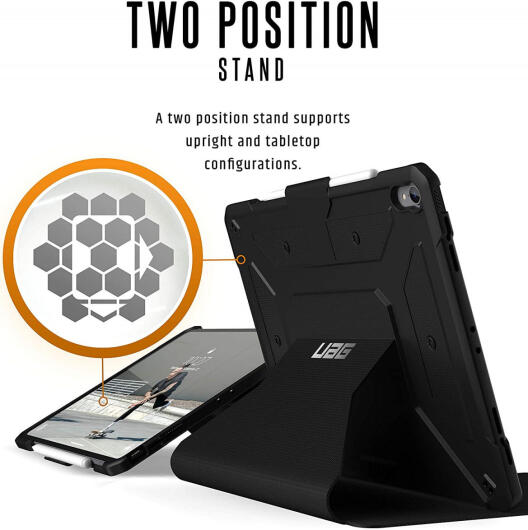 Urban Armor Gear Metropolis Apple iPad Pro 12.9 (2021) Hoes Zwart afbeelding 6