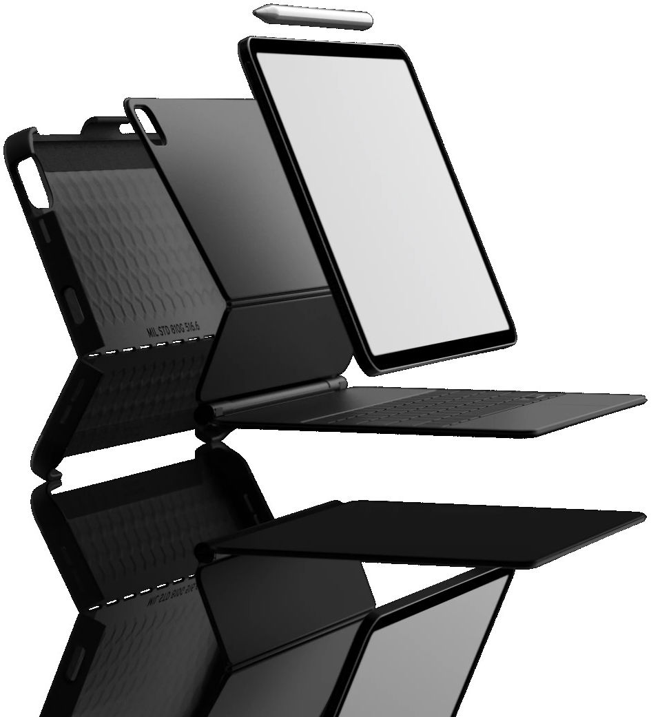Urban Armor Gear Scout Apple iPad 12.9 (2021) Hoes Zwart afbeelding 5