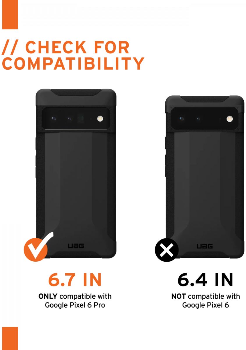 Urban Armor Gear Scout Series Google Pixel 6 Pro Hoesje Zwart afbeelding 7