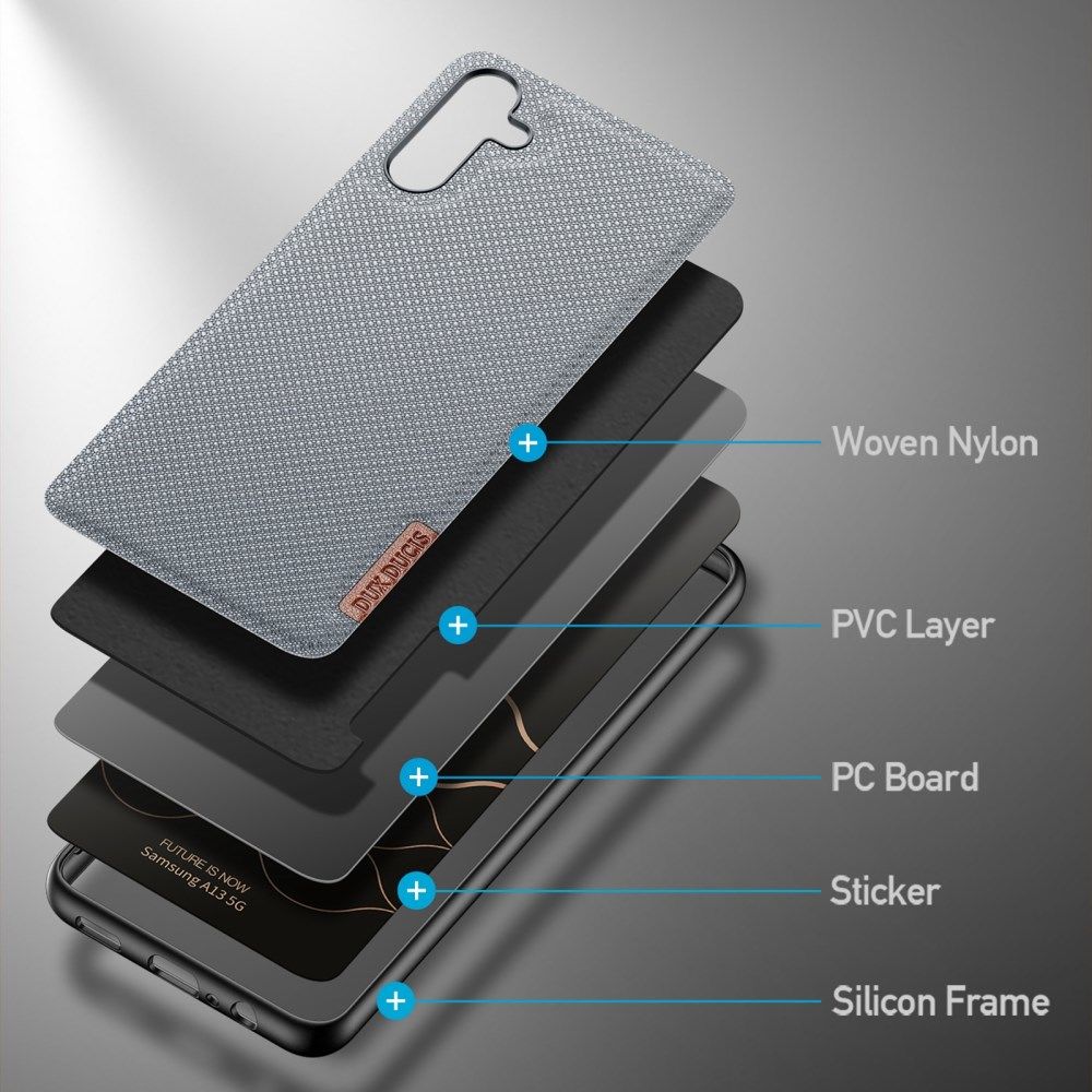 Dux Ducis Fino Samsung Galaxy A13 5G / A04s Hoesje Back Cover Blauw afbeelding 3