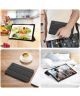 Dux Ducis Domo Samsung Galaxy Tab A8 Hoes Tri-Fold Book Case Zwart