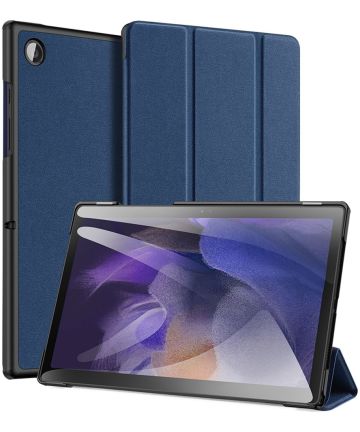 Dux Ducis Domo Samsung Galaxy Tab A8 Hoes Tri-Fold Book Case Blauw Hoesjes