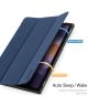Dux Ducis Domo Samsung Galaxy Tab A8 Hoes Tri-Fold Book Case Blauw