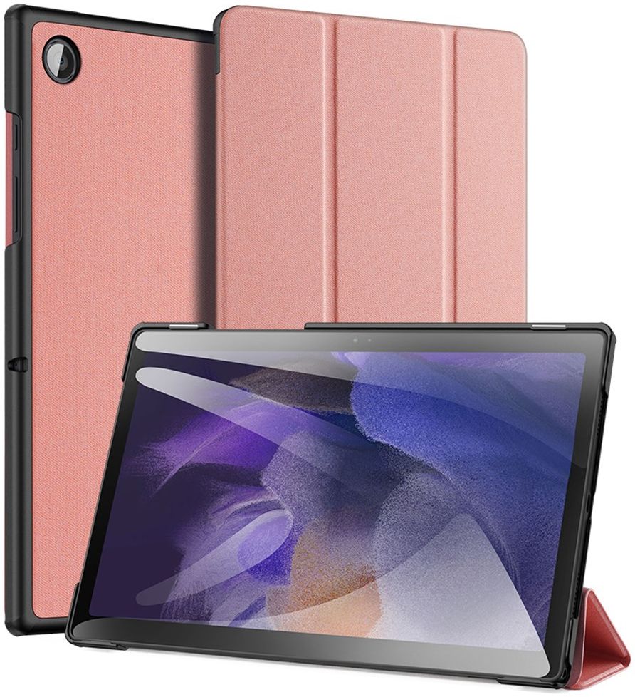 Dux Ducis Domo Samsung Galaxy Tab A8 Hoes Tri-Fold Book Case Roze afbeelding 1