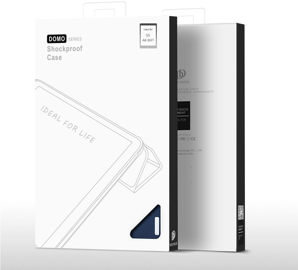 Dux Ducis Domo Samsung Galaxy Tab A8 Hoes Tri-Fold Book Case Roze afbeelding 10
