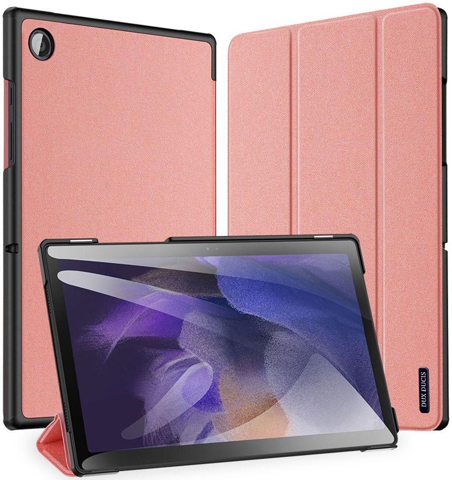 Dux Ducis Domo Samsung Galaxy Tab A8 Hoes Tri-Fold Book Case Roze afbeelding 2
