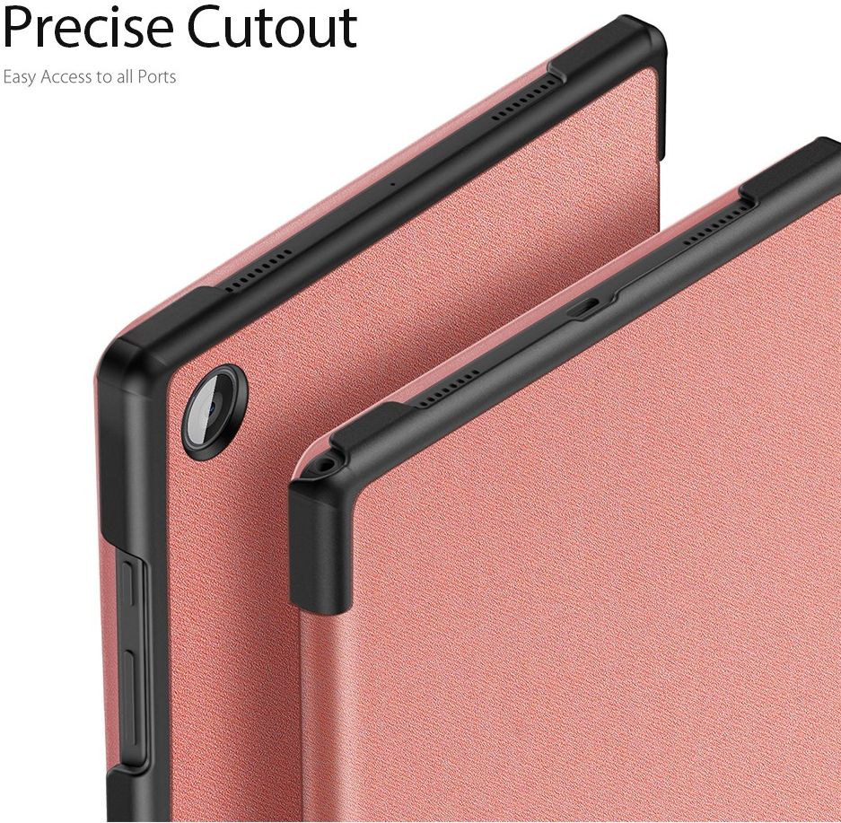 Dux Ducis Domo Samsung Galaxy Tab A8 Hoes Tri-Fold Book Case Roze afbeelding 7