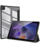Dux Ducis Toby Samsung Galaxy Tab A8 Hoes Tri-Fold Book Case Zwart