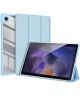 Dux Ducis Toby Samsung Galaxy Tab A8 Hoes Tri-Fold Book Case Blauw
