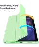 Dux Ducis Toby Samsung Galaxy Tab A8 Hoes Tri-Fold Book Case Groen