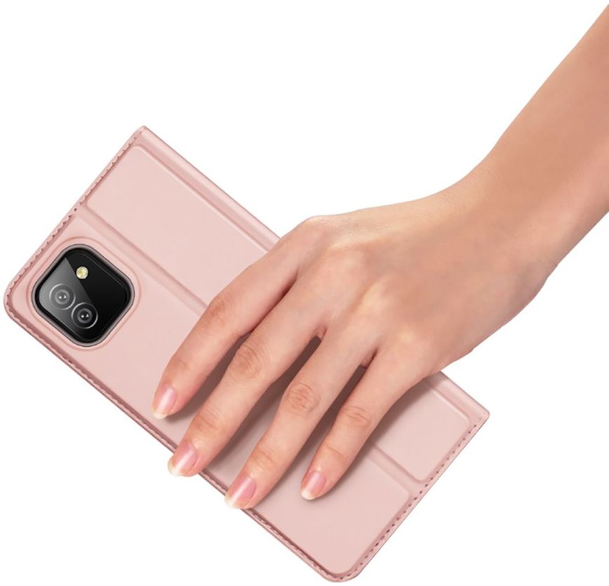 Dux Ducis Skin Pro Series Samsung Galaxy A03 Hoesje Portemonnee Roze afbeelding 6