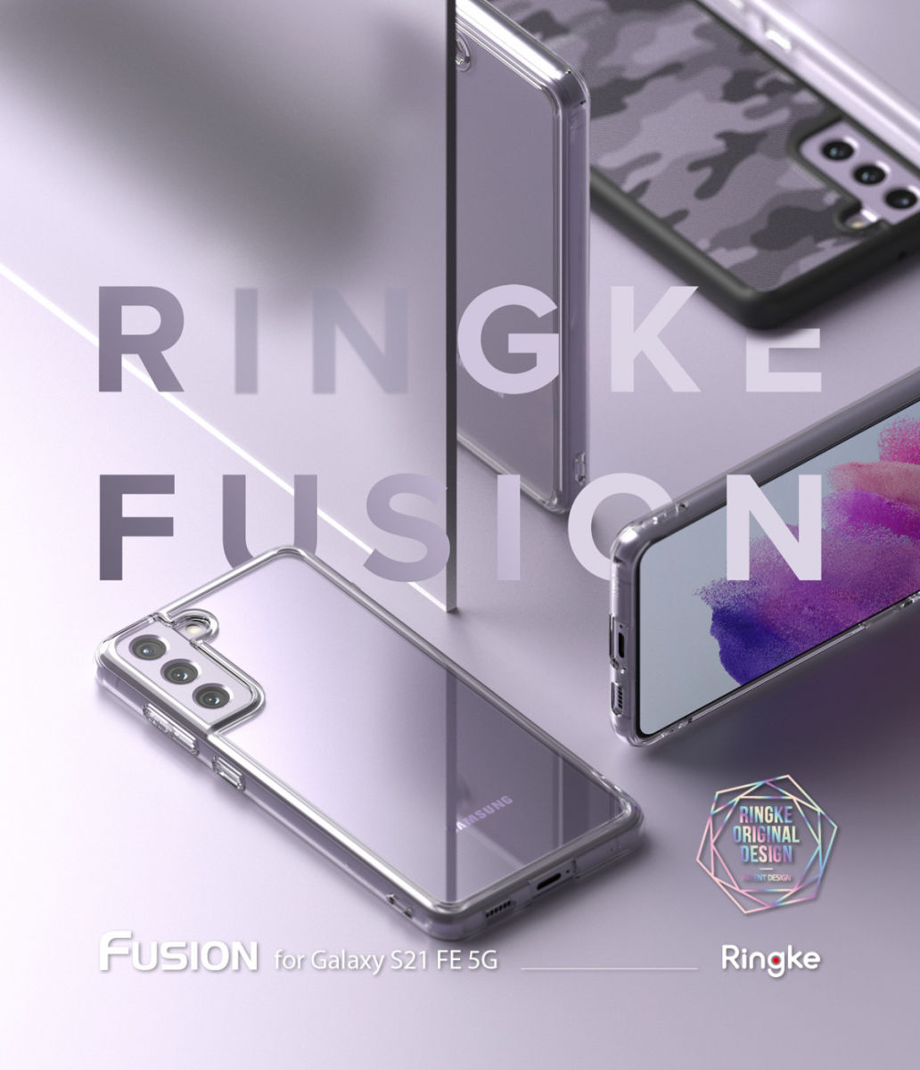 Ringke Fusion Samsung Galaxy S21 FE 5G Hoesje Transparant afbeelding 14