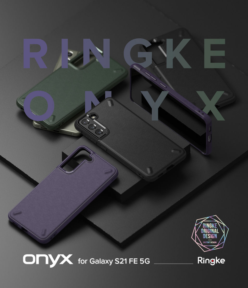 Ringke Onyx Samsung Galaxy S21 FE 5G Hoesje Flexibel TPU Zwart afbeelding 11
