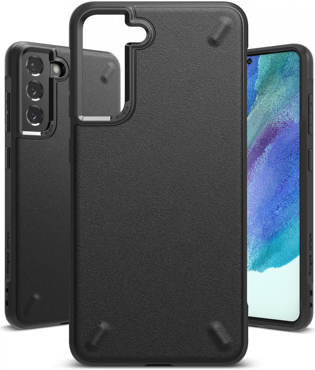 Ringke Onyx Samsung Galaxy S21 FE 5G Hoesje Flexibel TPU Zwart afbeelding 2