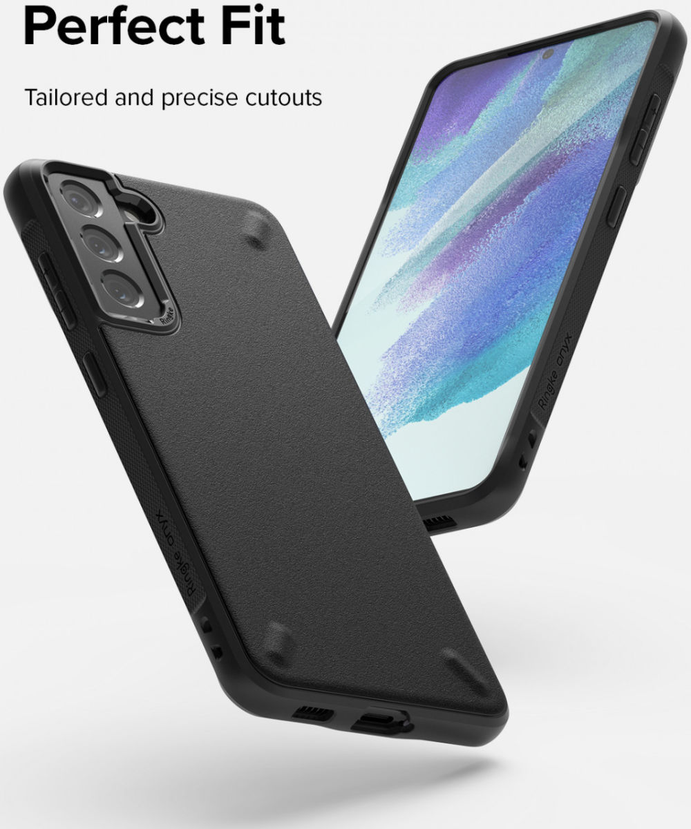 Ringke Onyx Samsung Galaxy S21 FE 5G Hoesje Flexibel TPU Zwart afbeelding 5