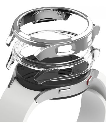 Ringke Slim - Samsung Galaxy Watch 4 40MM Hoesje (2P) - Grijs Transparant Cases