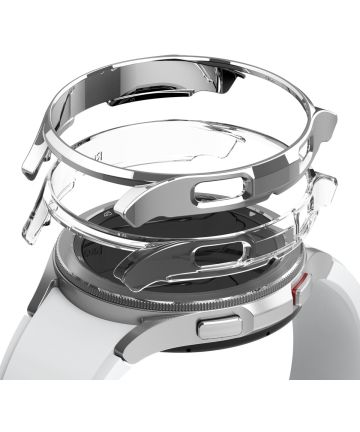 Ringke Slim Samsung Watch 4 Classic 42MM Hoesje (2P) Transparant Grijs Cases