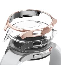 Ringke Slim Samsung Watch 4 Classic 42MM Hoesje (2P) Clear Roze Goud