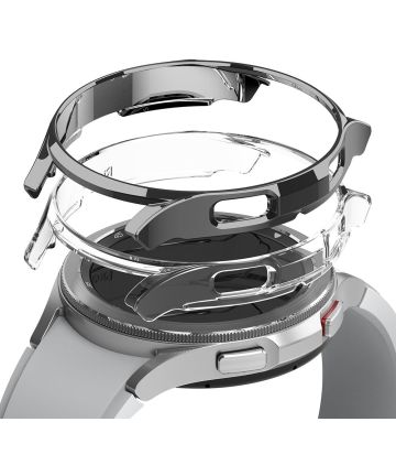 Ringke Slim Samsung Watch 4 Classic 46MM Hoesje (2P) Clear Zilver Cases