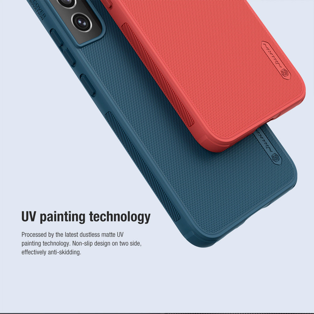 Nillkin Super Frosted Pro Shield Samsung Galaxy S22 Plus Hoesje Groen afbeelding 7
