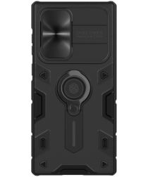 Nillkin CamShield Armor Samsung Galaxy S22 Ultra Camera Slider Zwart