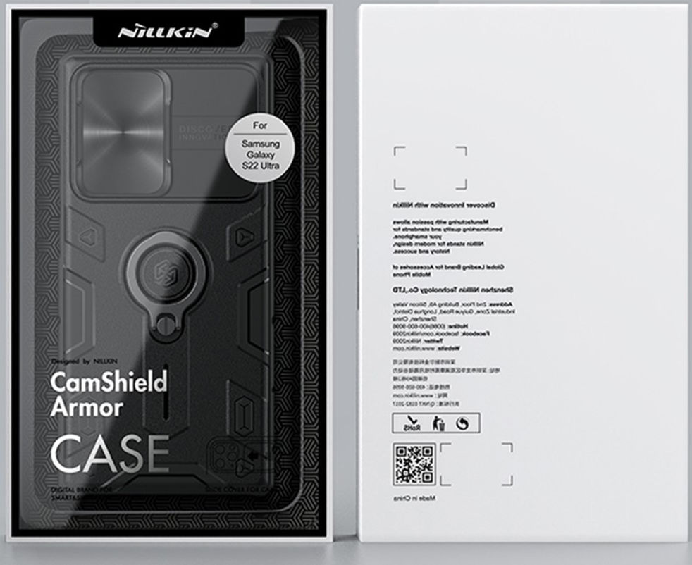 Nillkin CamShield Armor Samsung Galaxy S22 Ultra Camera Slider Groen afbeelding 5
