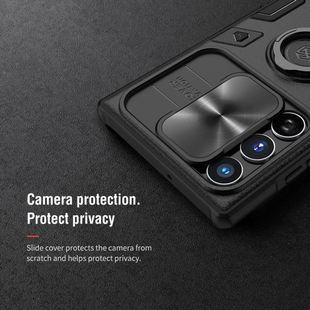 Nillkin CamShield Armor Samsung Galaxy S22 Ultra Camera Slider Groen afbeelding 7