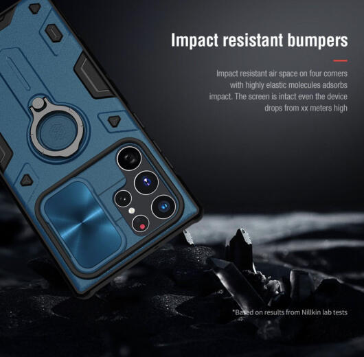 Nillkin CamShield Armor Samsung Galaxy S22 Ultra Camera Slider Groen afbeelding 10