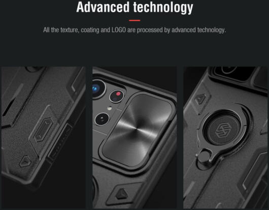 Nillkin CamShield Armor Samsung Galaxy S22 Ultra Camera Slider Groen afbeelding 12