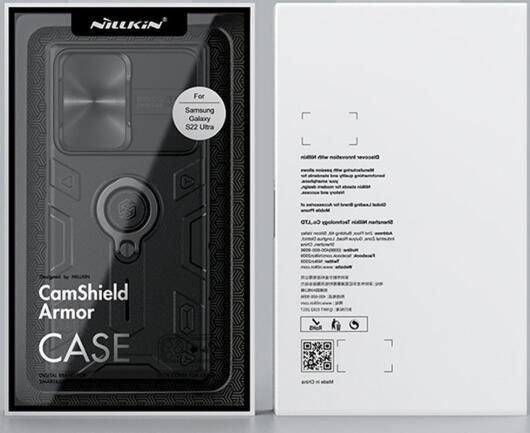 Nillkin CamShield Armor Samsung Galaxy S22 Ultra Camera Slider Groen afbeelding 5