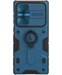 Nillkin CamShield Armor Samsung Galaxy S22 Ultra Camera Slider Blauw