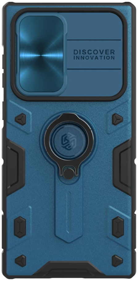Nillkin CamShield Armor Samsung Galaxy S22 Ultra Camera Slider Blauw afbeelding 1
