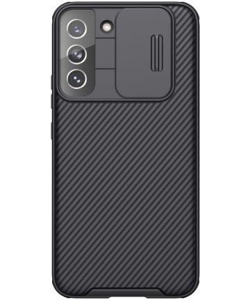 Nillkin CamShield Samsung Galaxy S22 Hoesje met Camera Slider Zwart Hoesjes
