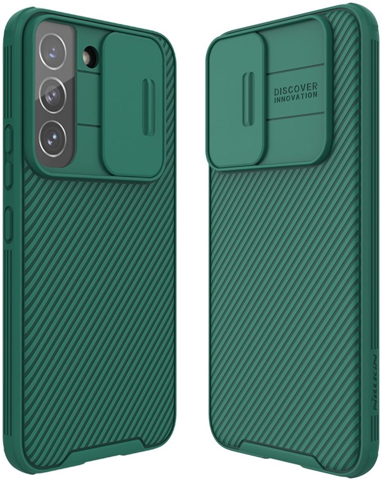 Nillkin CamShield Samsung Galaxy S22 Hoesje met Camera Slider Groen afbeelding 4