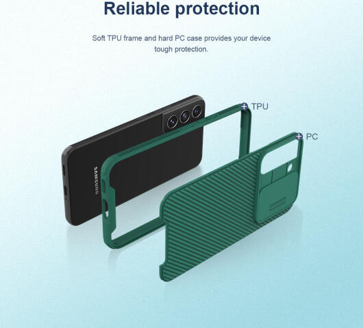 Nillkin CamShield Samsung Galaxy S22 Plus Hoesje Camera Slider Zwart afbeelding 8