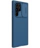 Nillkin CamShield Samsung Galaxy S22 Ultra Hoesje Camera Slider Blauw
