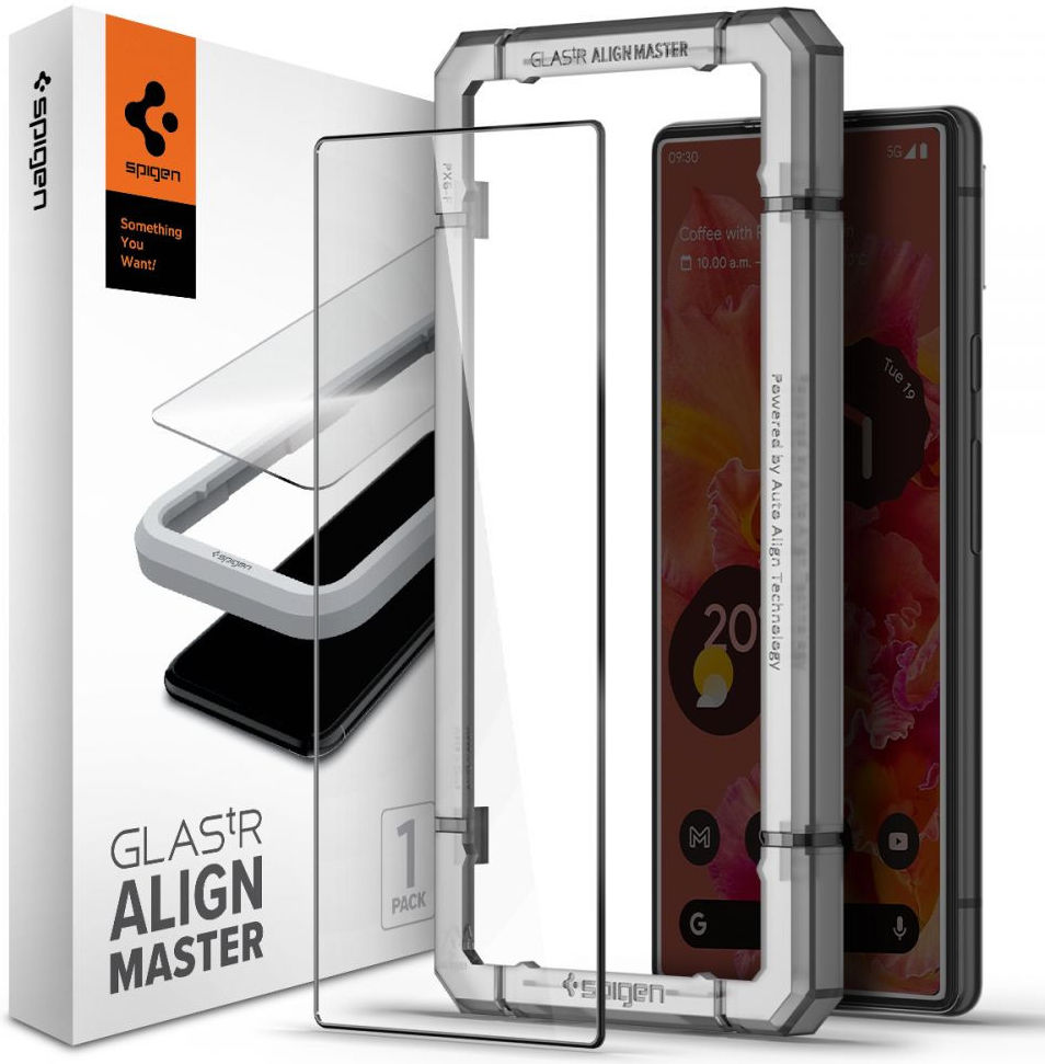 Spigen AlignMaster Google Pixel 6 Screen Protector Tempered Glass afbeelding 1