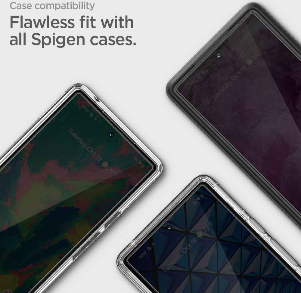 Spigen AlignMaster Google Pixel 6 Screen Protector Tempered Glass afbeelding 8